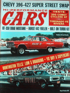 HI PERFORMANCE CARS 1966 SEPT - 390GT, GT350 DRAG MUSTANG, HURST 442 FUELER*
